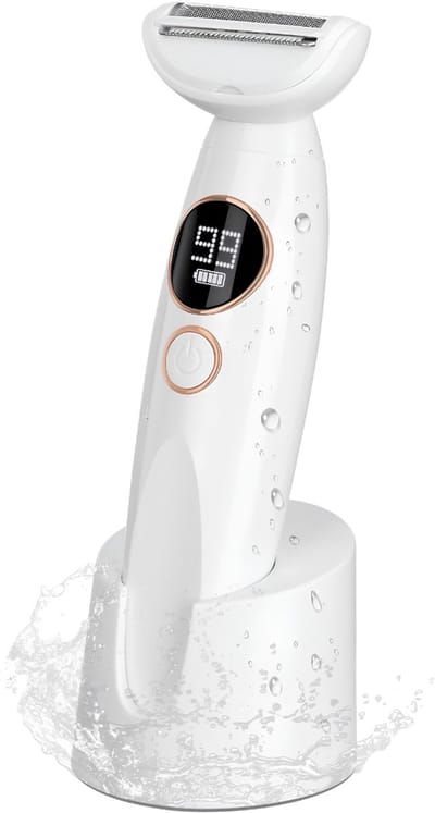 AHD® Ladyshaves Voor Vrouwen - Epileerapparaat Dames - Epilator - Wit - 10cm x 7cm x 20cm