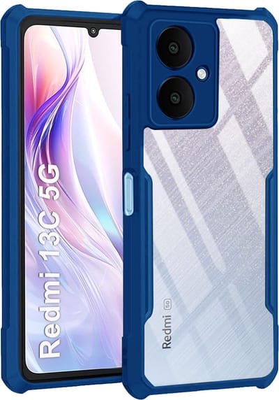 Hoesje geschikt voor Xiaomi Redmi 13C 5G - Techsuit ColorVerse 360 Case met Screenprotector - Blauw