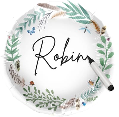 Folat - Folieballon Natuur Wit Mijn speciale dag - 45 cm - communie versiering - communie