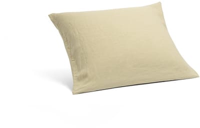 Yumeko kussensloop hennep/katoen botanic groen 60x70 - Biologisch & ecologisch - 1 stuk