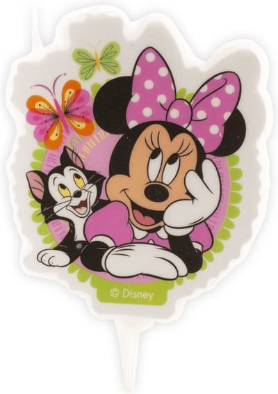 DEKORA - Minnie Mouse pastel verjaardagskaars