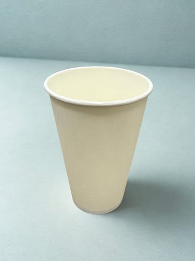 Papieren Coffee To Go Bekers – 12 oz (300 cc) – Blanco Wit – Ø 80 mm – 20 × 50 Stuks – 1000 Bekers