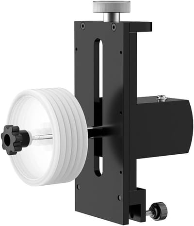 Vinyl Reiniger Draaitafel - Platenhouder Reiniging - Platen Schoonmaken - Constante Rotatie - Voor 6L+ Reinigers - Zilver Zwart