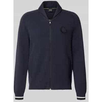 regular fit gebreid jack van viscosemix model 'KN_UNION FZ'