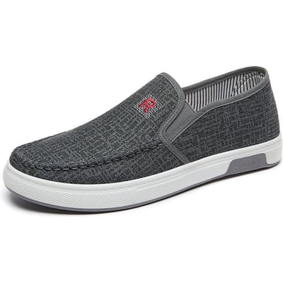 Stoffen Schoenen Heren Casual Ademende Schoenen Oude Peking Stoffen Schoenen Nieuwe Herenschoenen Huisschoenen 44 gray