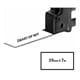 Dymo S0720830 / 45803 tape zwart op wit 19 mm (huismerk)