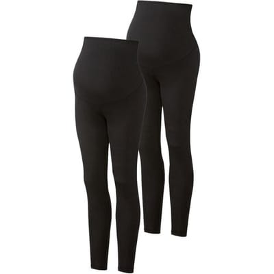 ESMARA Dames zwangerschapsleggings (Zwart, XS (32/34))