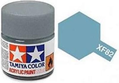 Tamiya Hobbyverf Acrylverf - XF-82 Ocean Grey 2 RAF - Matt - Acryl - Verf potje - 10 ml