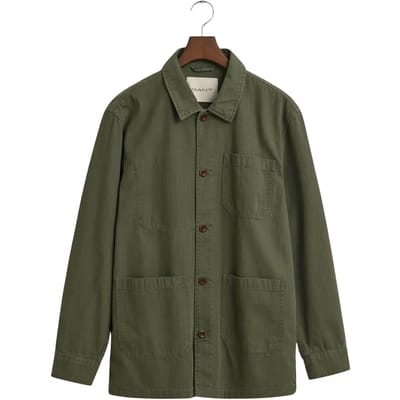 Overhemd Gant Herringbone