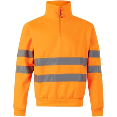 Hoodie met rits hoge zichtbaarheid Velilla