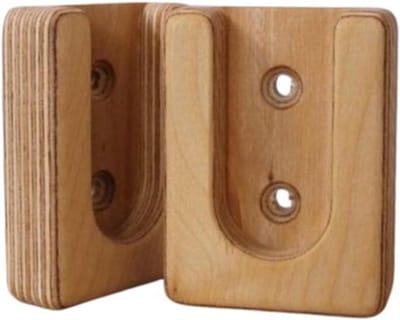 Houten Beugels Optrekstang - Handgrepen Krachttraining - Thuis Sporten - Gladde Houtafwerking - 21 mm - Houtkleur