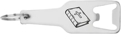 Akyol - holy bible flesopener - Liefde - voor iemand die gelooft - geloof - boek - god - geschenk - 105 x 25mm