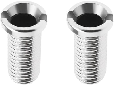 Dailygoods- Gootsteenzeef 2 Stuks - Afvoerzeef 25 mm - Roestvrij Staal - Schroef M12 - Duurzaam - Geschikt voor Keukenspoelmanden