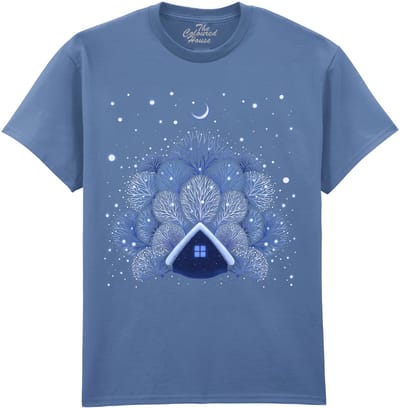 Sneeuw Huis Snow House The Coloured House T-shirt M