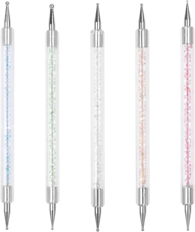 Professionele Nail Art Dotting Tools Set met 5 Dubbelzijdige Pens voor Creatieve Nagelontwerpen en DIY Nail Art Decoratie