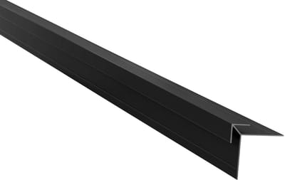 Aluminium Hoekprofiel - Verbindingsprofiel Platen - Plaatsen Afwerking - Gepoedercoat Antraciet - 6 mm Klembereik - RAL 7016