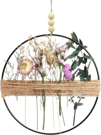 Cosensi - Droogbloemen krans 20 cm voor DIY bruiloftsfeest en huisdecoratie