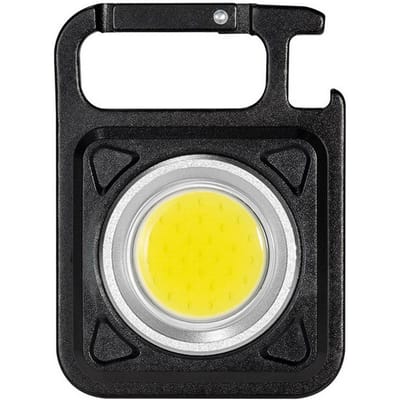 Mini draagbare sleutelhanger Licht COB Lichtbron Campinglantaarn Sterke magneet Haakslot Opvouwbaar
