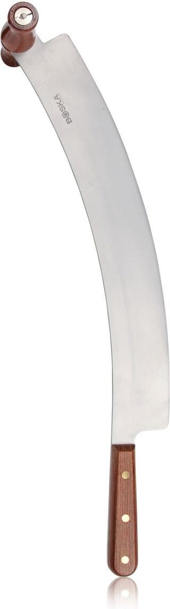Boska Hollands Kaasmes - Professioneel Houten Heft L - Kaasmes - Voor (Half) Harde Kaas - 380 mm snijvlak