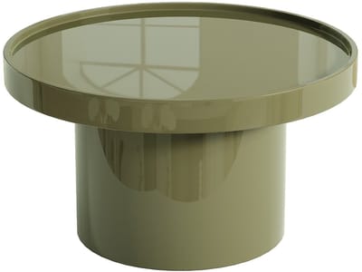 Vente-unique Salontafel van MDF - Gelakt kaki - SYBEVA