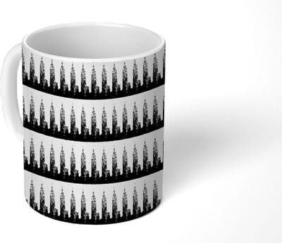 Mok - Koffiemok - New York - Patronen - Empire State Building - Mokken - 350 ML - Beker - Koffiemokken - Theemok