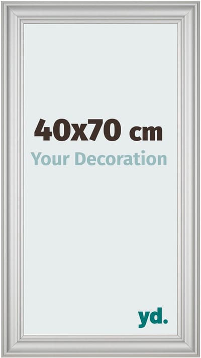 Your Decoration - Fotolijst 40x70 cm - MDF - Zilver Mat - Lazio