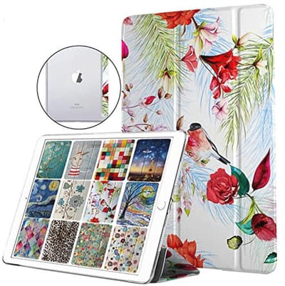 Cases voor iPad Air 2 2014 - Drievoudige Gedrukte Harde Transparante Achterkant