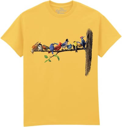 Vogels Birds The Coloured House T-shirt M