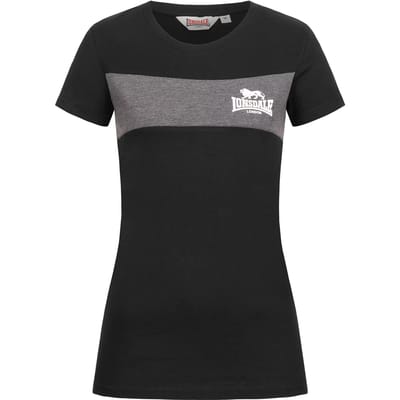 Lonsdale London Dawsmere T-shirt zwart S - Katoen - Basics, Casual wear, Street wear