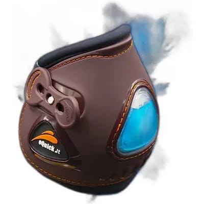 Elastische paardenvetlock met knoopsluiting eQuick eUp mini