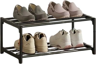 Livano Schoenenrek - Schoenenbank - Deur - Schoenen Opbergsysteem - Organizer - 2 Lagen Klein