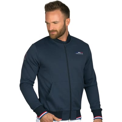 Rijdend sweatshirt met rits Flags&Cup France - Limited Edition