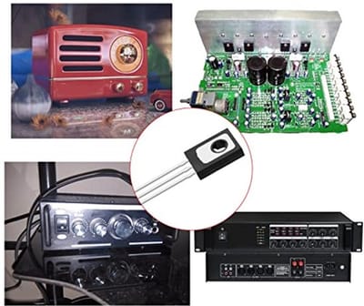 10 NPN Transistors Silicium Power Algemeen Doel 3Pin voor Audio Radio