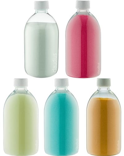 Scrubzout - 650 gram - set van 5 verschillende geuren - Witte Dop - Zen Moment, Hamam, Appel-Kaneel, Eucalyptus en Fruity Melon - Hydraterende Lichaamsscrub - Cadeau