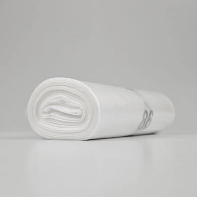 Transparante Vuilniszakken 40 Liter | 100 Zakken | HDPE | 15 My | 48x75 cm - Vuilniszak 40 Liter, Doorzichtige Afvalzakken, Hoge Pedaalemmerzakken