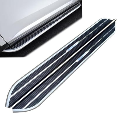 Zijstap Loopplank - Treeplank Nerf Bar - Gemakkelijk Instappen - Aluminium Legering - 2 stuks - Zwart
