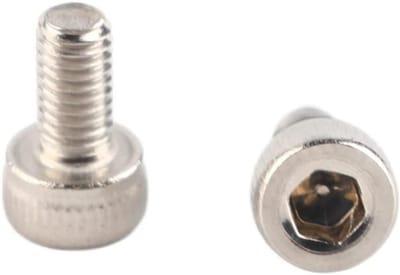 Set van 100 RVS Hexagon Schroeven met Cilindrische Kop M3 in Diverse Lengtes van 6 tot 30 mm voor Meubelmontage en Bouwprojecten