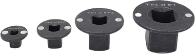 4-delige Set Lage Profiel Impact Socket Adapters voor Diverse Aandrijvingen en Maten, Geschikt voor Klus- en Autoservicewerkzaamheden