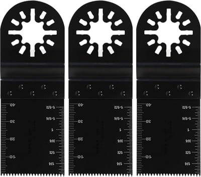 Cosensi - Zaagblad Set - Multitool Zaagbladen - Duurzaam en veelzijdig - 3 stuks - Geschikt voor hout, metaal en gips - Universale oscillatie acces...