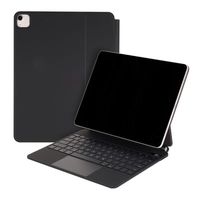 Accezz Premium Tablet Toetsenbord Hoes - Geschikt voor iPad Pro 13 (2025) M5 / Pro 13 (2024) M4 - QWERTY Magnetic Bluetooth Keyboard