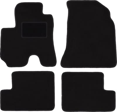 Zwarte veloursmatten voor: Toyota RAV4 II SUV 5-deurs (2000-2003)