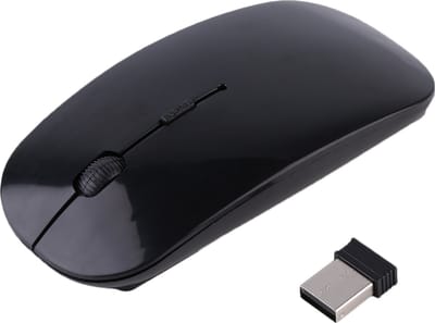 Elementkey Optische 2.4Ghz Muis - Draadloze muis - Muis -Plug & Play - Lichtgewicht - Zwart