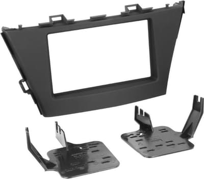 2-DIN Paneel geschikt voor Toyota Prius V 2012-2015 Kleur: Zwart (METRA)