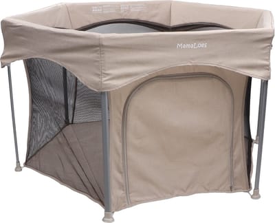 Mamaloes Boris Beige 6-Hoekige Inklapbare Baby Box