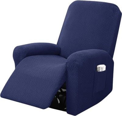 HEZIVO® Zetelovertrek - Bankhoes - Zetelbeschermer - 1-Zits - Blauw