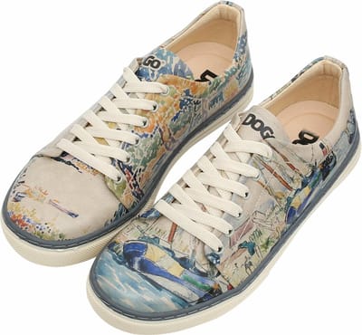 DOGO Dames Sneakers - Watercolor and Sailors 36