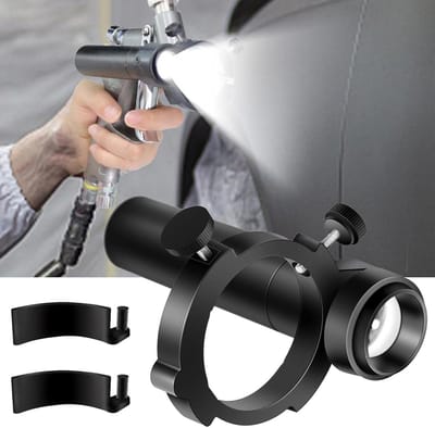 Led-lamp voor verfpistool, draagbaar verlichtingssysteem met 3 instelbare helderheidsniveaus, voor de decoratie van auto en huis