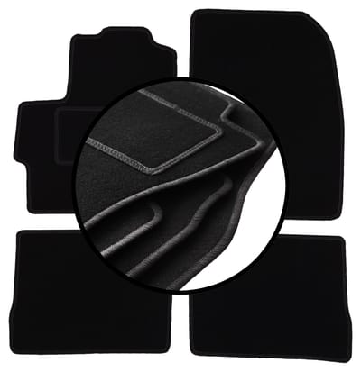 Complete set veloursmatten voor: Mazda 3 I BK hatchback (2003-2009)