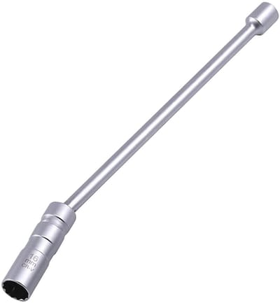 Dailygoods- Bougiesleutel 16mm - Magnetische Bougiesleutel - Dopsleutel - Gereedschap voor Bougies - Staal - Universeel voor Voertuigen - Bougietrekker