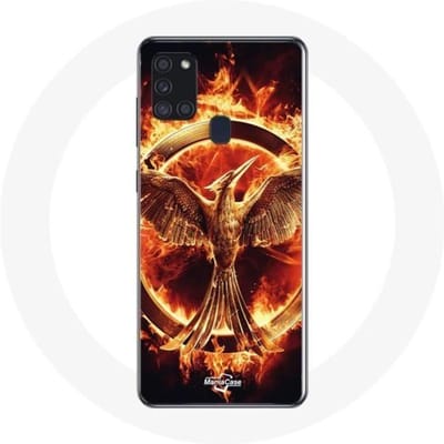 Samsung Galaxy A21S hoesje Hunger Games Movie-logo